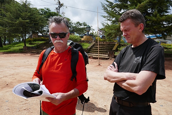 Med Håvard Aksnes i Rwanda i desember 2018